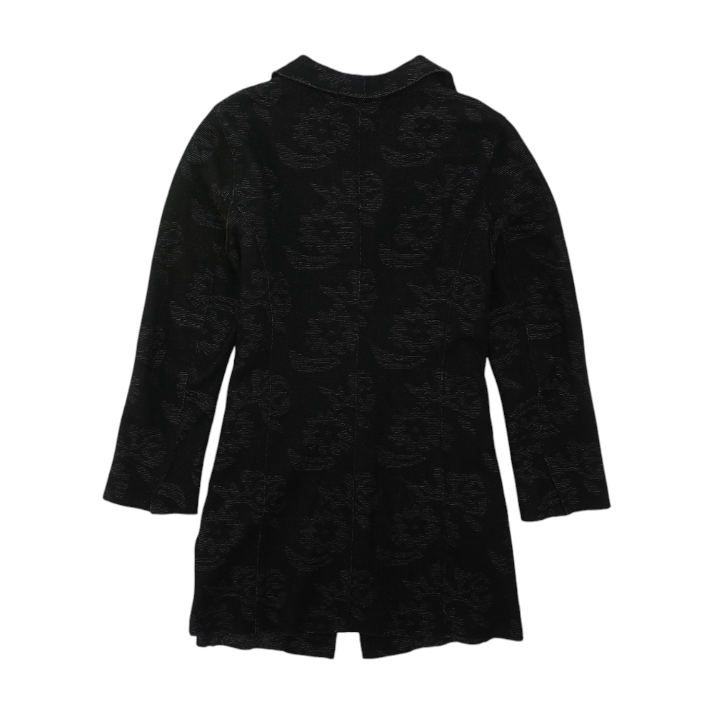 Black Floral Coat
