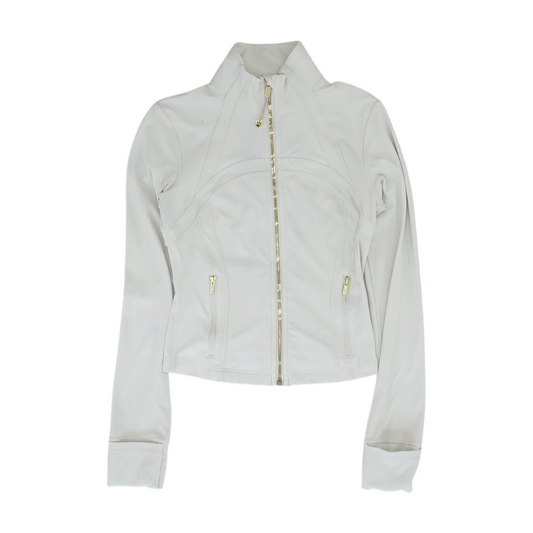 Beige Solid Active Jacket