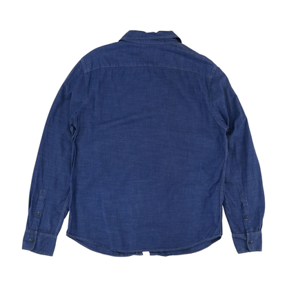 Navy Long Sleeve Button Down