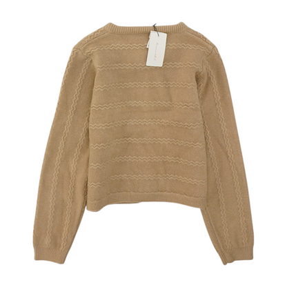 Tan Cardigan Sweater