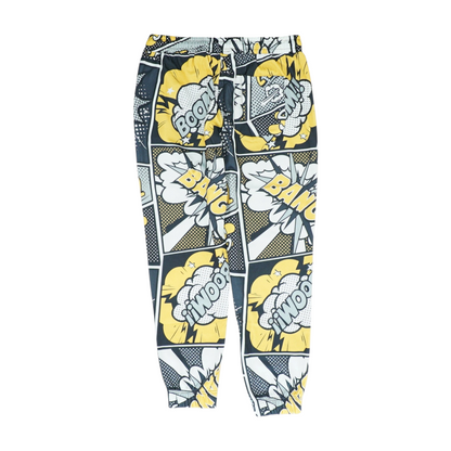 Yellow Graphic Regular Pants