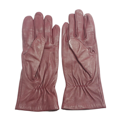 Red Leather Gloves