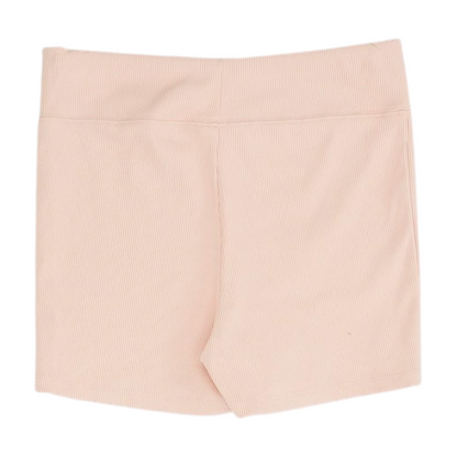 Pink Solid Active Shorts