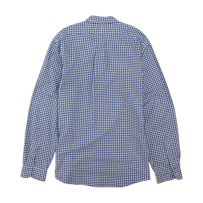 Blue Check Long Sleeve Button Down