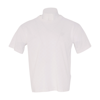 Ivory Damier Signature Cotton Pique T-Shirt
