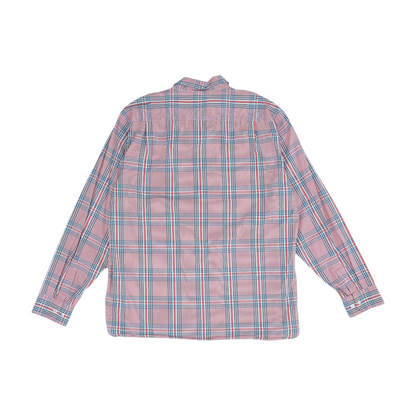 Red Plaid Long Sleeve Button Down
