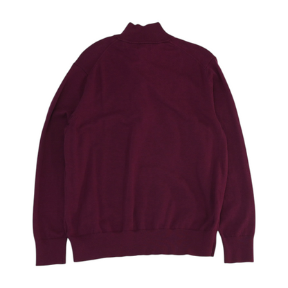 Magenta 1/4 Zip Sweater