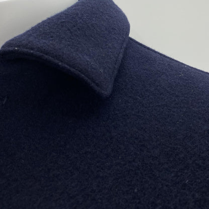 Navy Wool Cashmere Chore Jacket