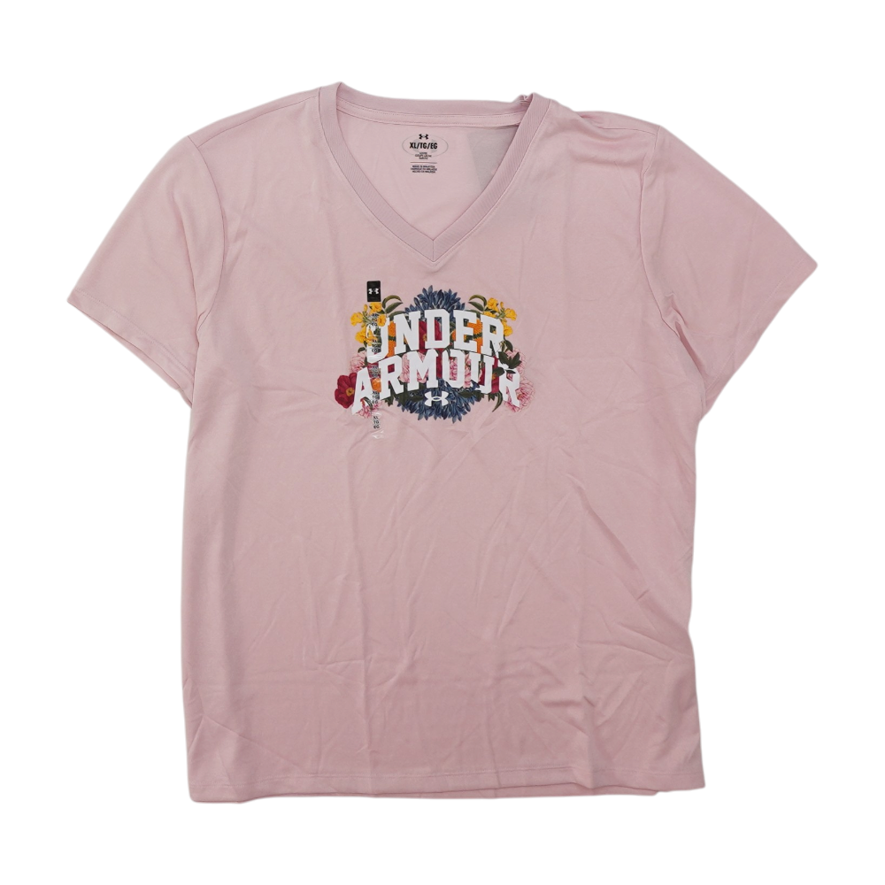 Under Armour Pink Active T-Shirt – Image 1