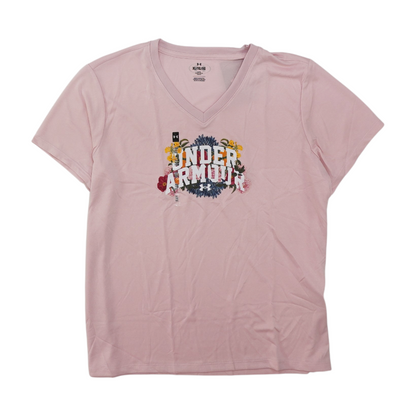 Under Armour Pink Active T-Shirt – Image 1