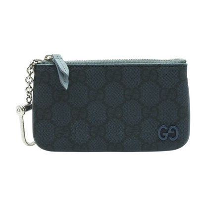 Dusty Blue Trim Key Pouch