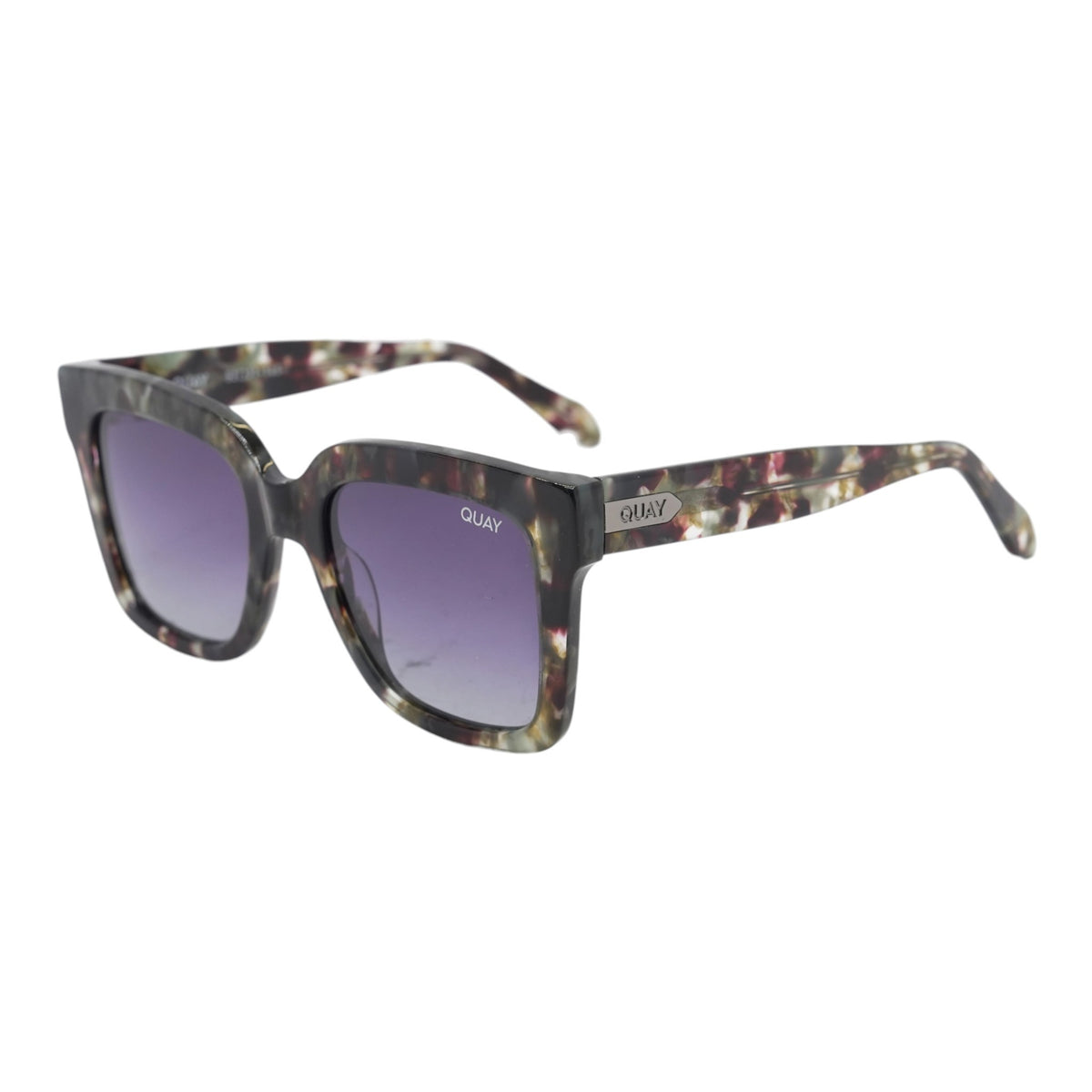 Gray Icy Oversized Sunglasses