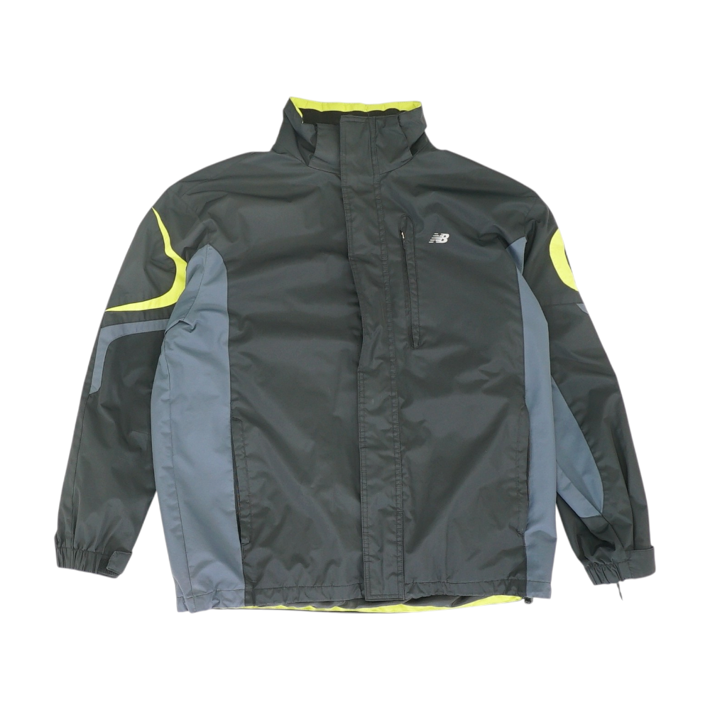 Black Color Block Jacket