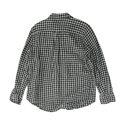 Black Check Long Sleeve Button Down