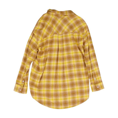 Yellow Plaid Button Down