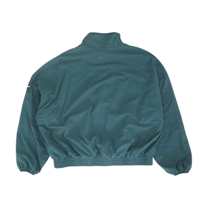 Green Solid 1/4 Zip Pullover