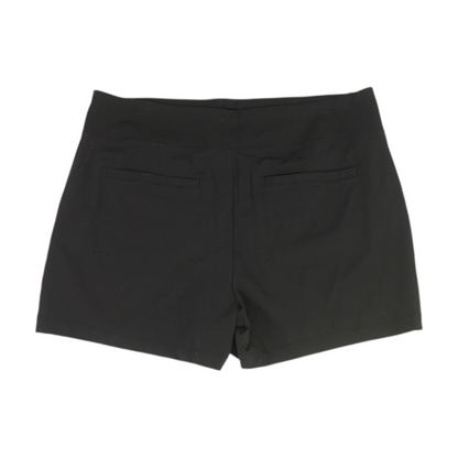 Black Solid Shorts