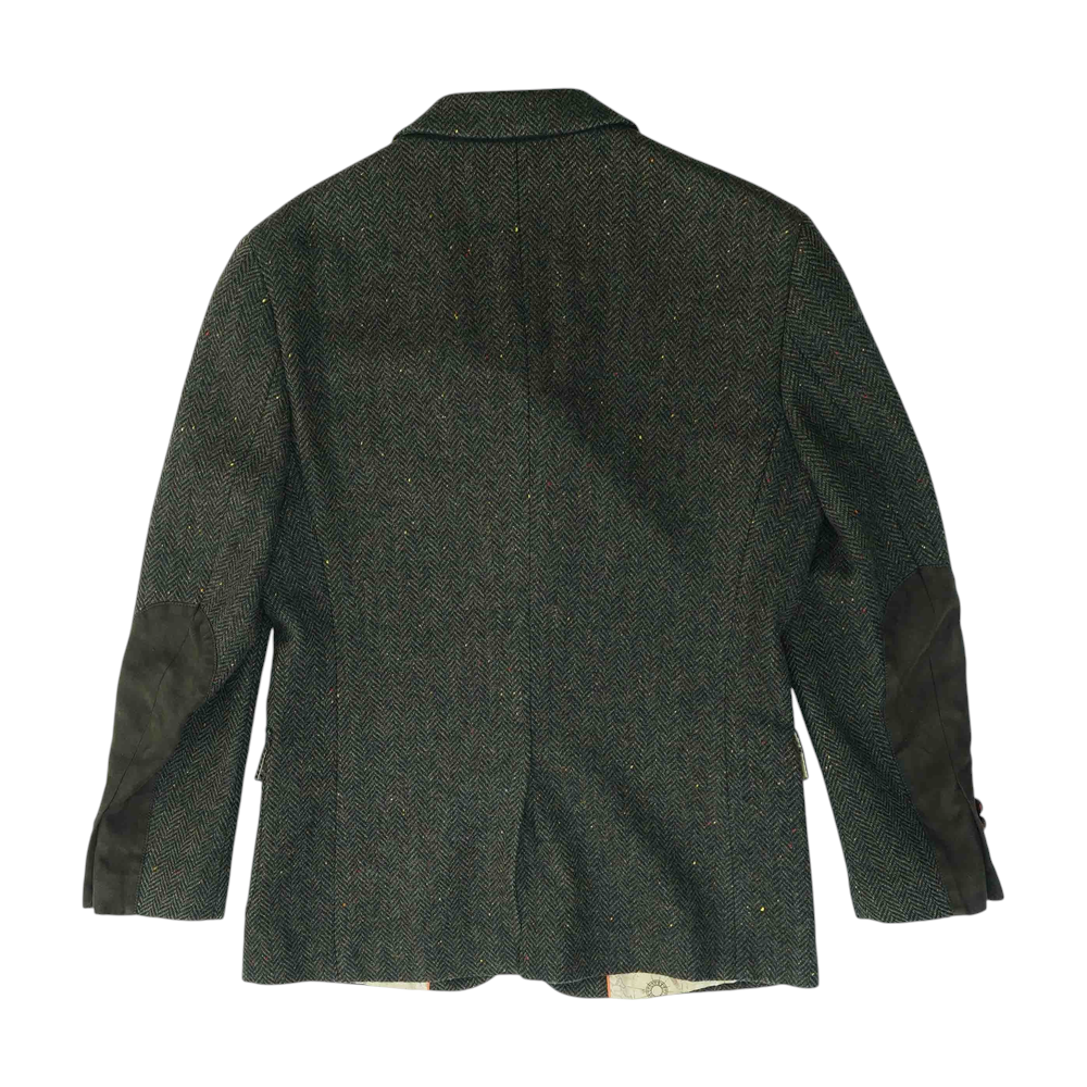 Green Chevron Sport Coat