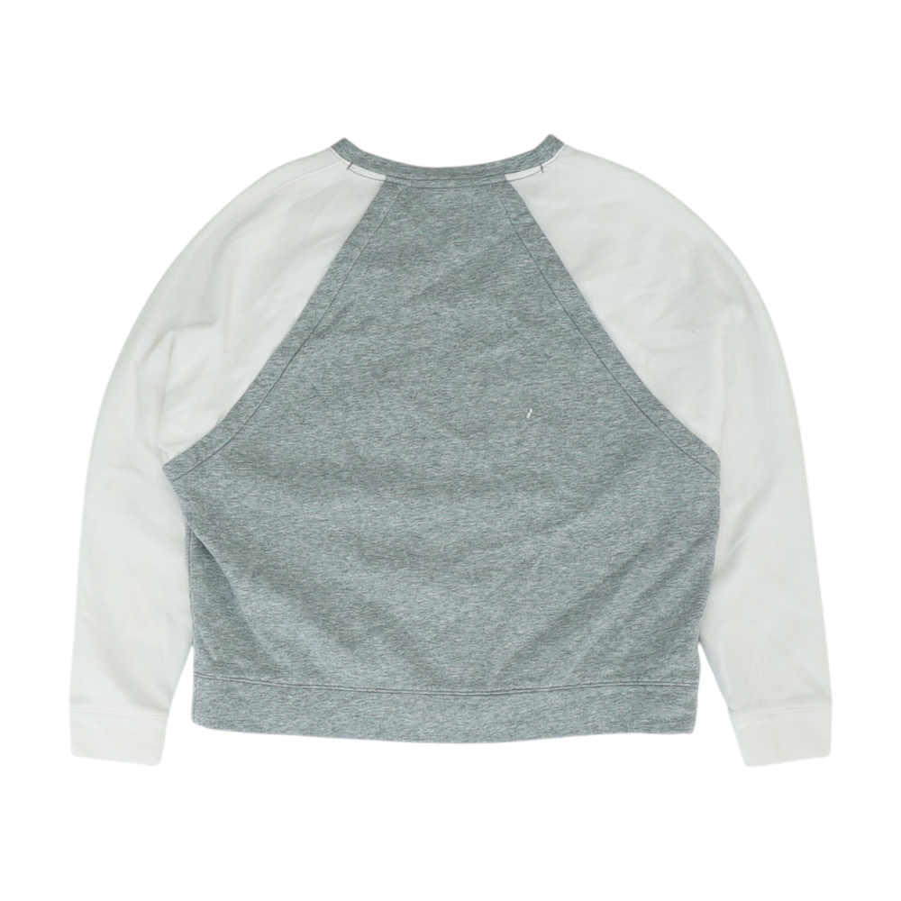 Gray Color Block Sweatshirt Pullover