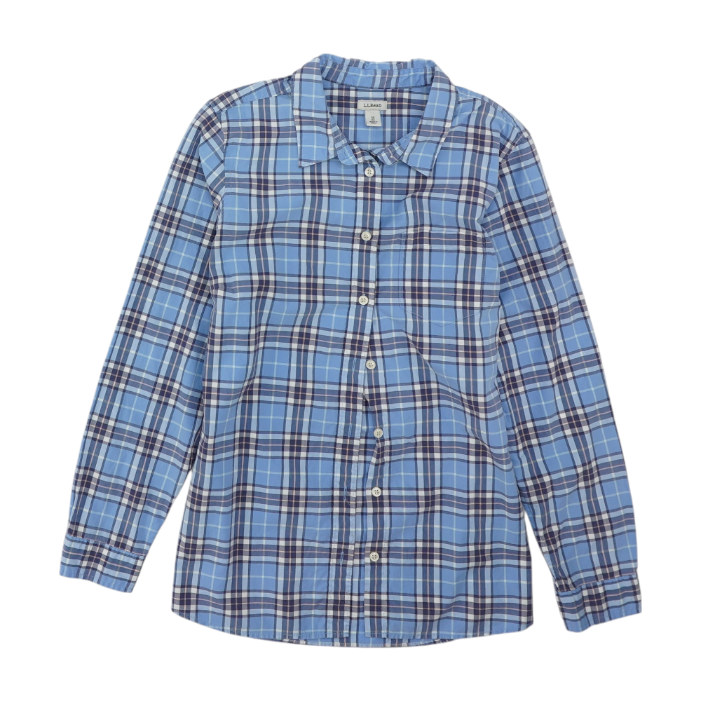 Blue Plaid Button Down