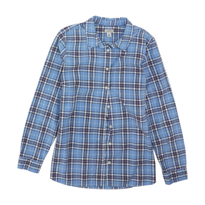 Blue Plaid Button Down