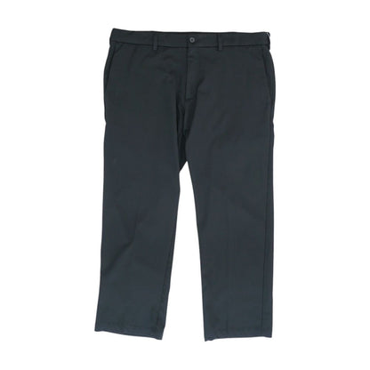 Black Solid Dress Pants