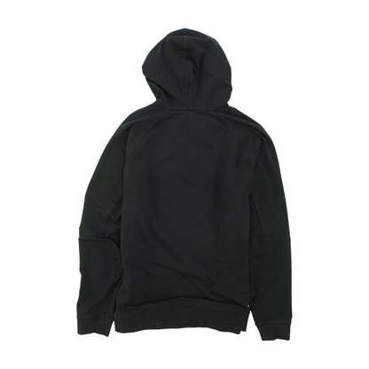 Black Solid Hoodie Pullover