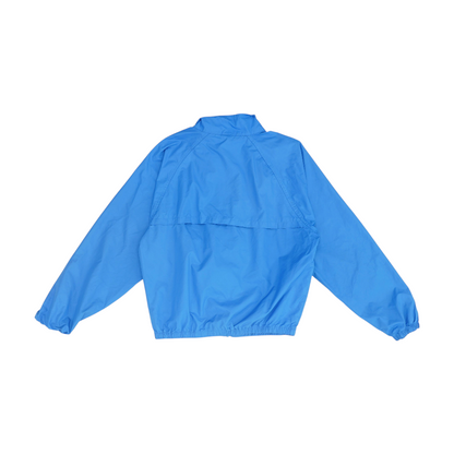 Blue Solid Rain Jacket