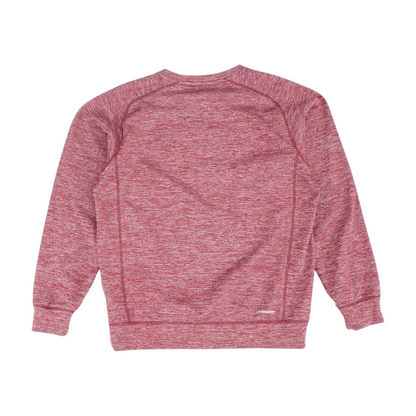 Red Solid Sweatshirt Pullover