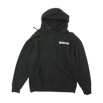 Black Solid Hoodie Pullover