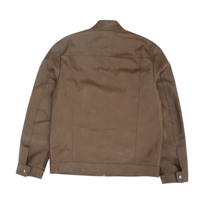 Brown Solid Jacket