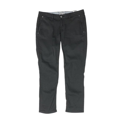 Black Solid Pants