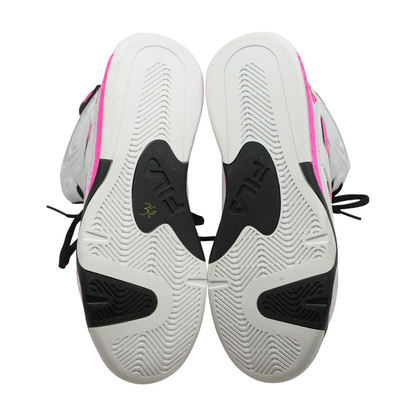 White Mid-Top Athletic Shoes
