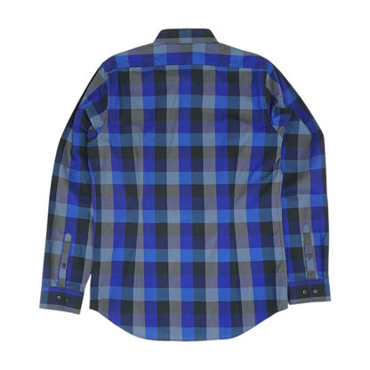 Blue Check Long Sleeve Button Down
