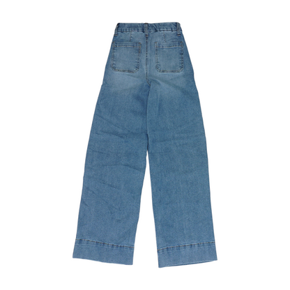 Blue Wide Leg Jeans