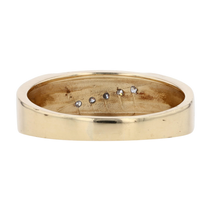 1/6 ctw 14K Yellow Gold Diamond Band Ring