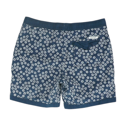 Navy Floral Casual Shorts