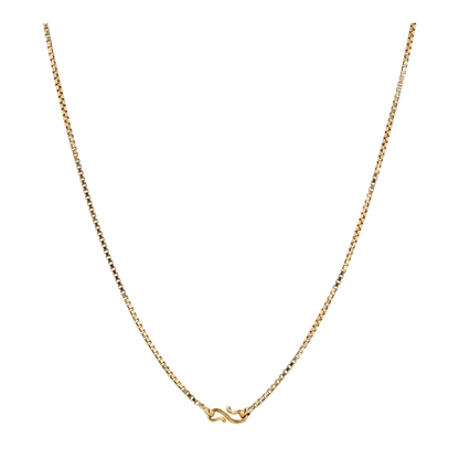 18K Yellow Gold Chain Necklace