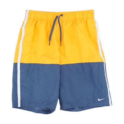 Neon Orange Color Block Swim Bottom