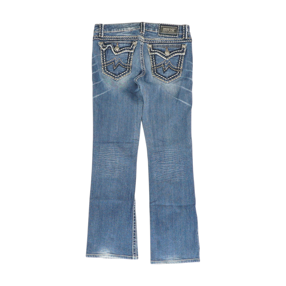 Blue Bootcut Jeans