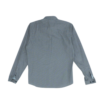 Black Polka Dot Long Sleeve Button Down