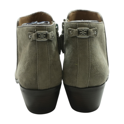 Gray Ankle Boots