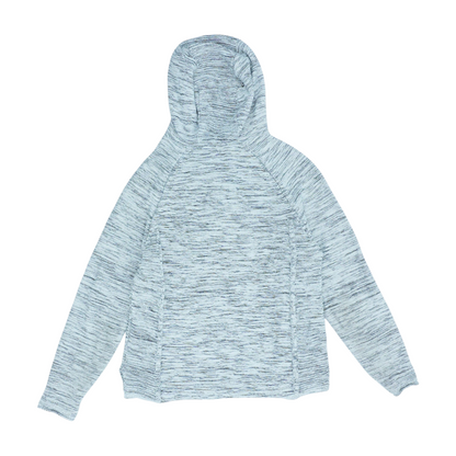 Gray Print 1/4 Zip Sweater