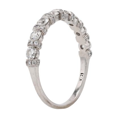 5/8 ctw 14K White Gold Diamond Band Ring