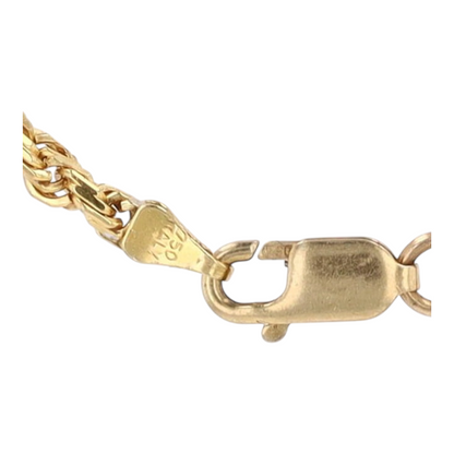 18K Yellow Gold Chain Necklace