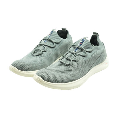 Gray Lace Up Casual Shoes
