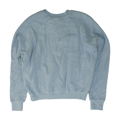 Blue Solid Sweatshirt Pullover
