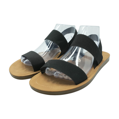 Black Flat Sandals