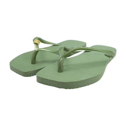 Green Flip-Flop Sandals