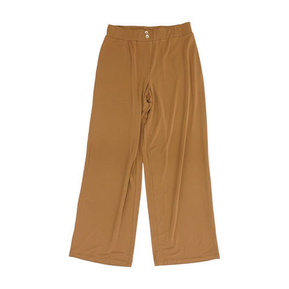 Tan Solid Pants